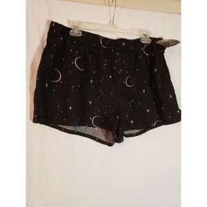 Women's Hide & Eek Black Galaxy Sleep Short Size XL (H307)